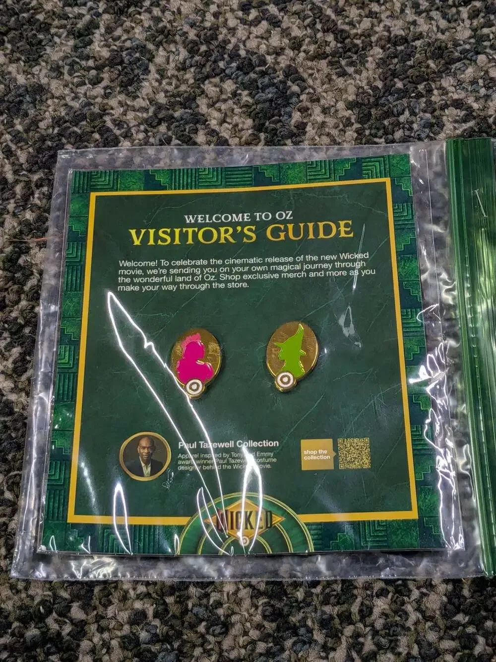 Wicked Movie Limited Edition Elphaba & Glinda 2-Piece Enamel Pin Set